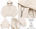 Lululemon Scuba Cropped Sweatshirt-Beige